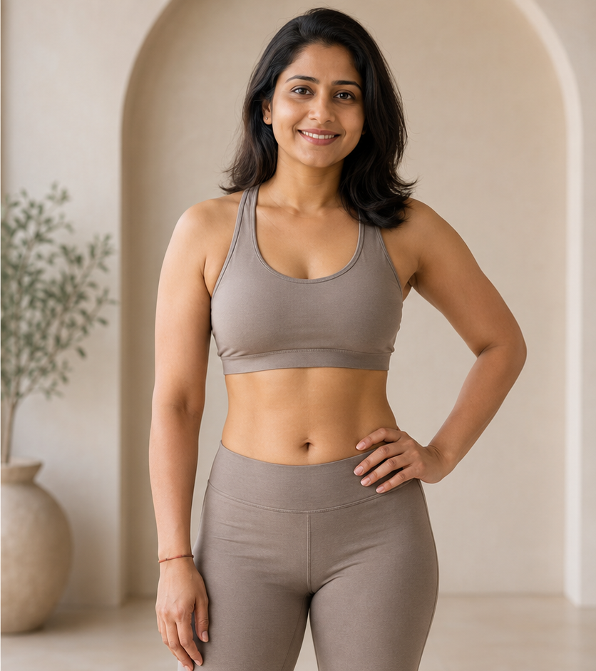 Abdomen contouring result — after
