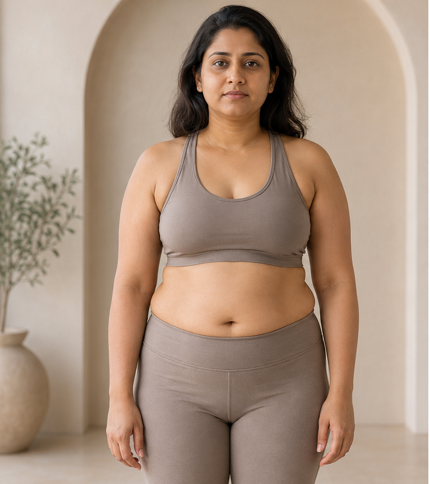 Abdomen contouring — before